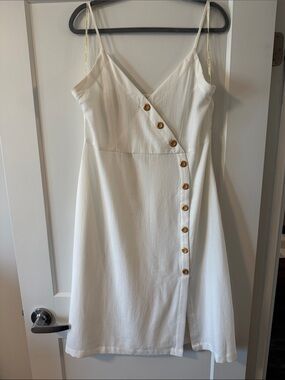 Pink Martini - White midi dress